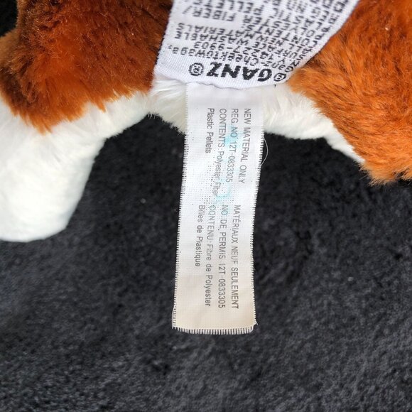 Gantz Webkins Beagle Plush HM141 Black Brown White Stuffed 2007 NO CODE - Picture 7 of 8